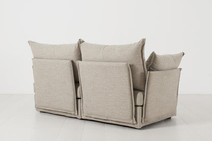 Zweisitzer-Sofa Model 06, Steingrau