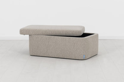 Polsterhocker 02, Steingrau