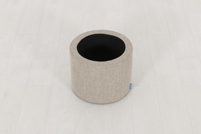 Polsterhocker 03, Steingrau