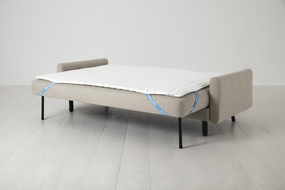 Model 04 Dreisitzer-Schlafsofa, Steingrau