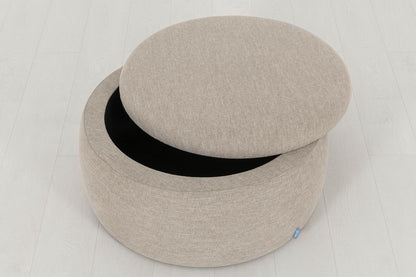 Polsterhocker 01, Steingrau