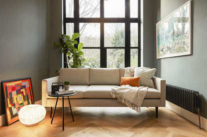 Dreisitzer-Sofa Model 01, Steingrau