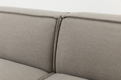 Zweisitzer-Sofa Model 03, Steingrau