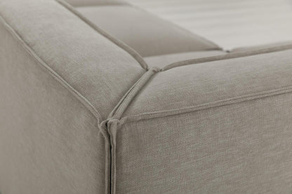 Ecksofa Model 03, Steingrau
