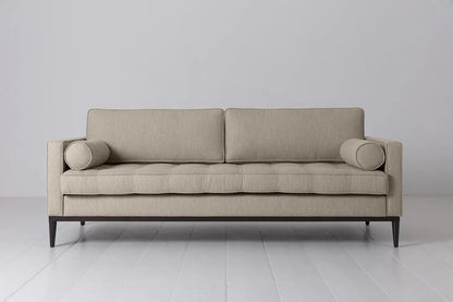 Model 02 Dreisitzer-Schlafsofa , Steingrau