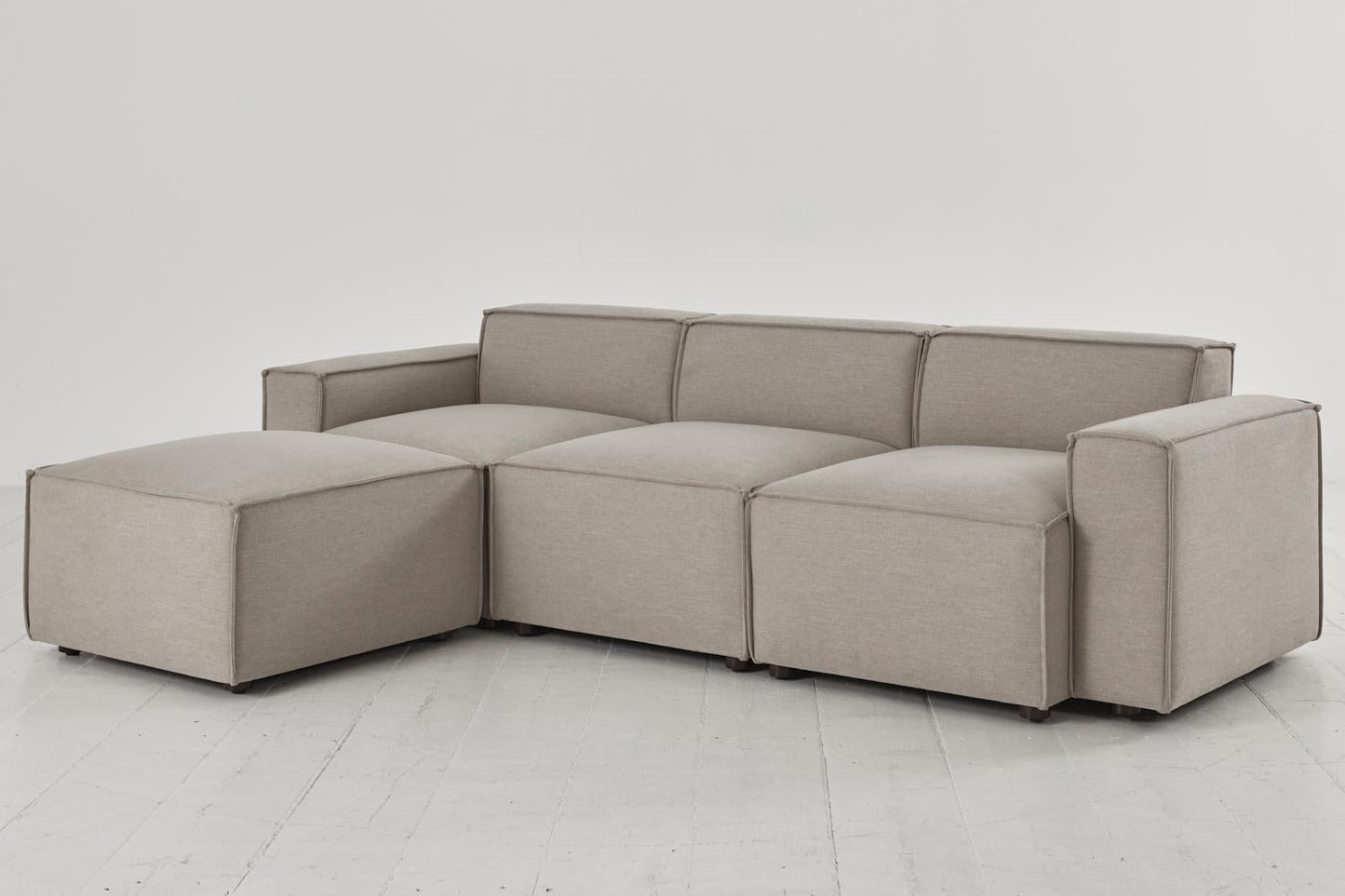 Dreisitzer-Sofa Model 03 mit Chaiselongue links