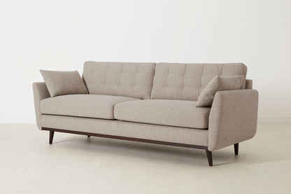 Dreisitzer-Sofa Model 10, Steingrau