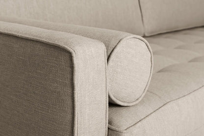 Model 02 Dreisitzer-Schlafsofa , Steingrau