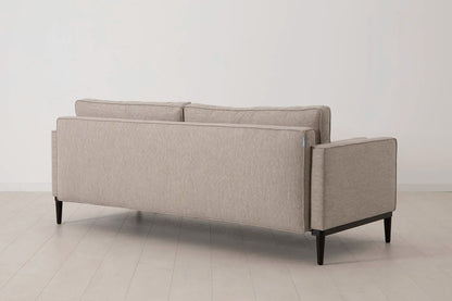 Model 02 Dreisitzer-Schlafsofa , Steingrau