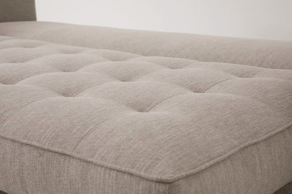 Model 02 Dreisitzer-Schlafsofa , Steingrau