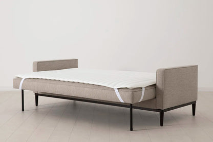Model 02 Dreisitzer-Schlafsofa , Steingrau