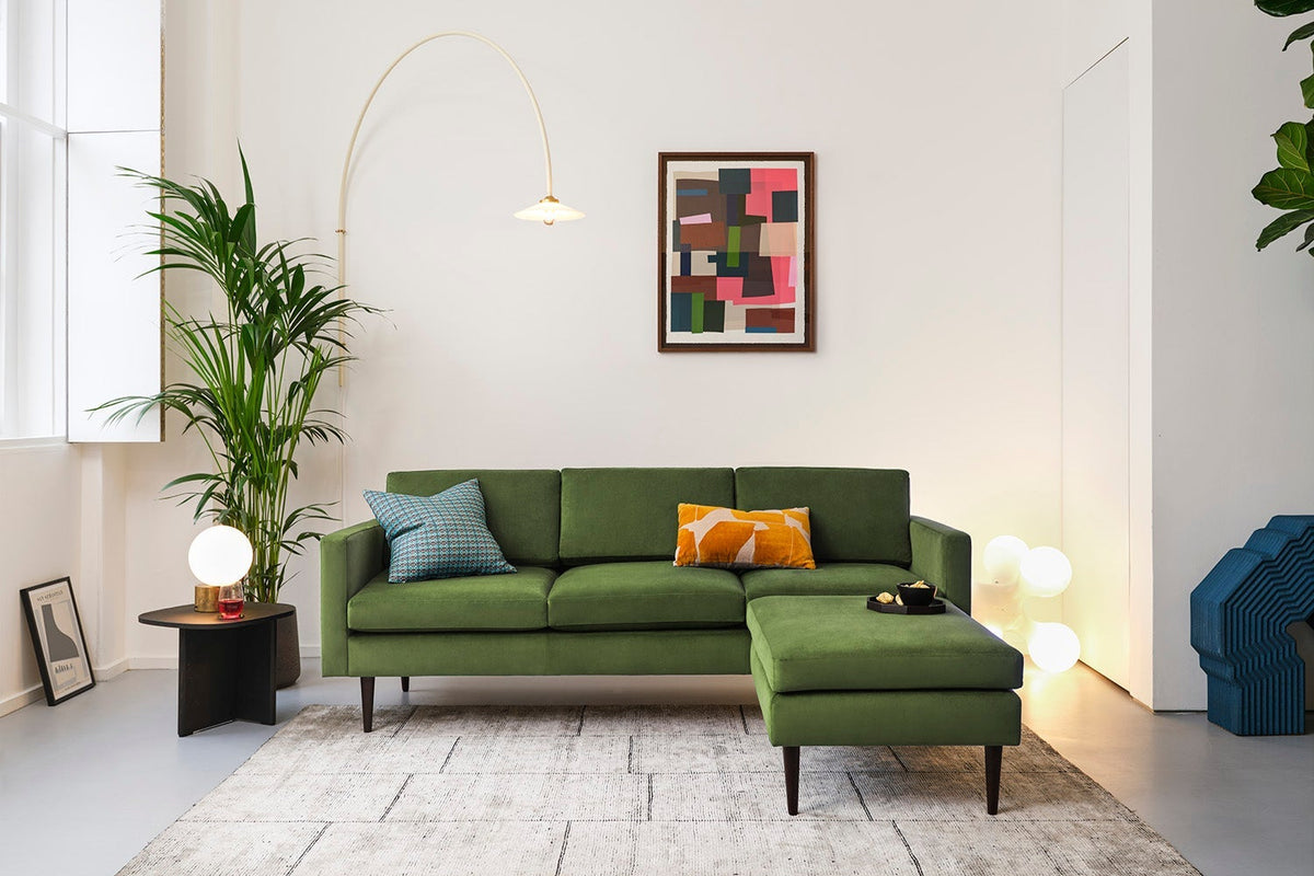 Dreisitzer-Ecksofa Model 01 mit Ecke rechts