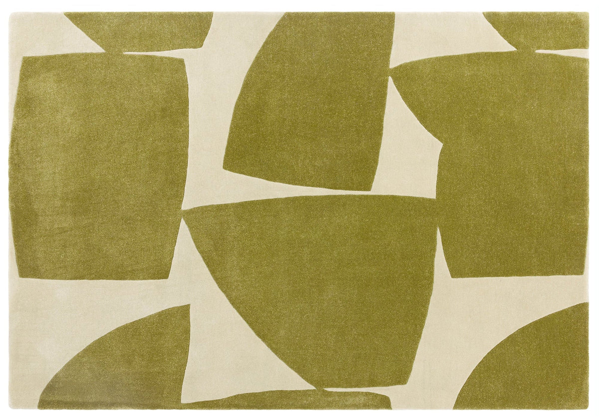 Romy 04 Teppich in Salbeigrün 