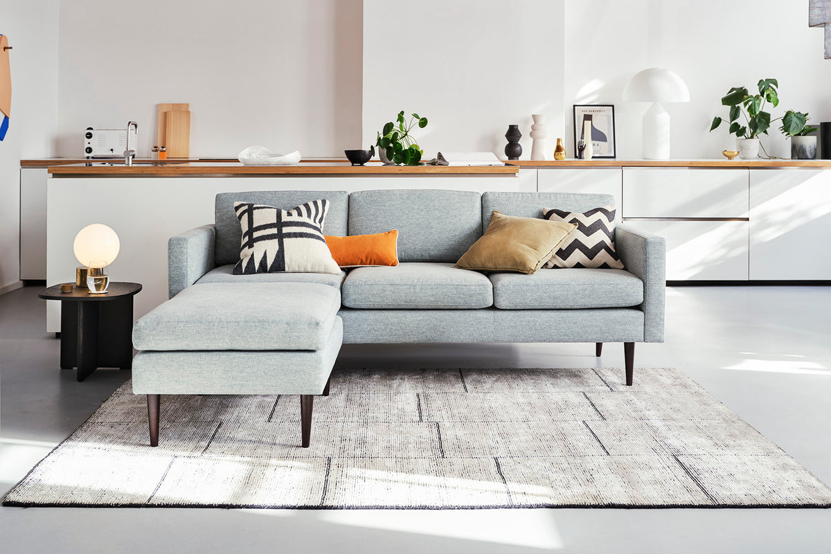 Dreisitzer-Ecksofa Model 01 mit Ecke rechts