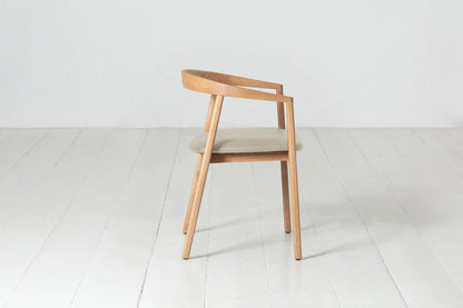 Dining Chair 01 (set of 2), Oak / Oyster