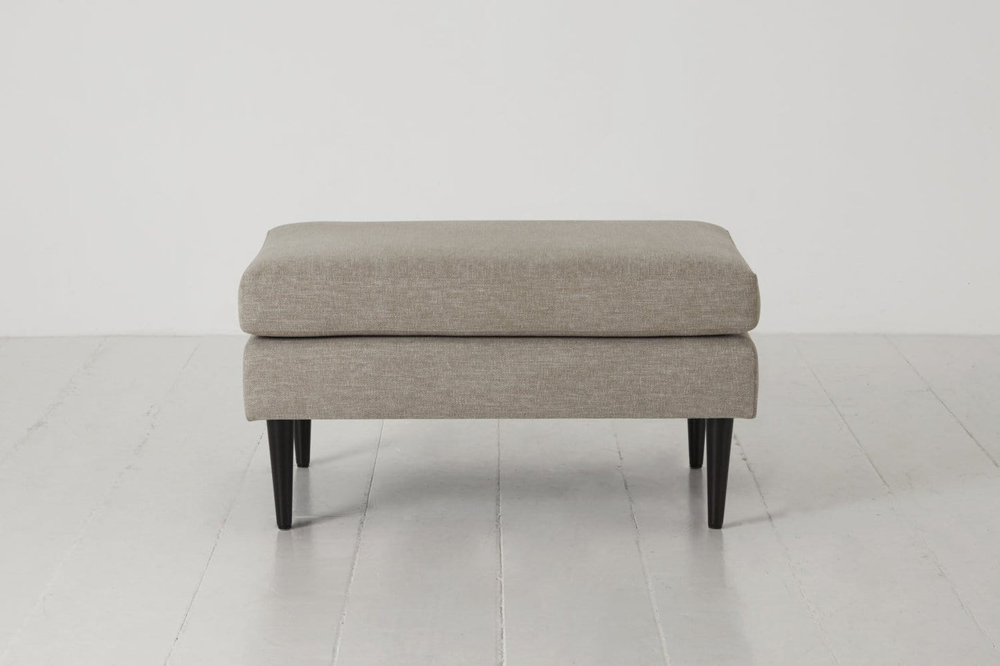 Polsterhocker Model 01, Steingrau