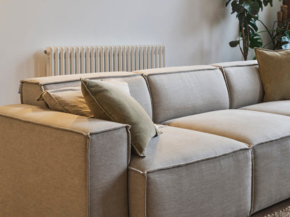 Dreisitzer-Sofa Model 03, Steingrau