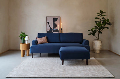 Zweisitzer-Sofa Model 05, Blaugrün