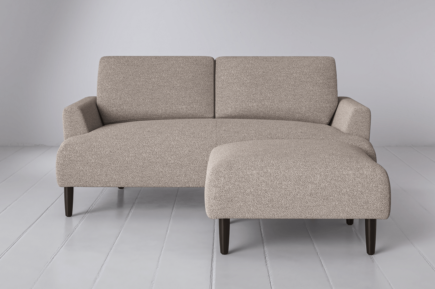 Model 05 Zweisitzer Sofa mit Hocker