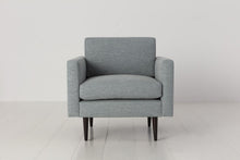 Sessel Model 01, Meerglasblau