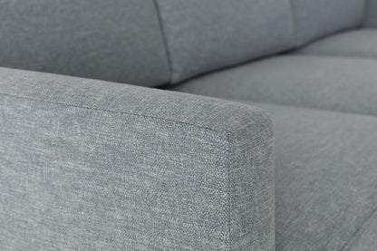Model 01 3-Seater Sofa with Ottoman, Seaglass