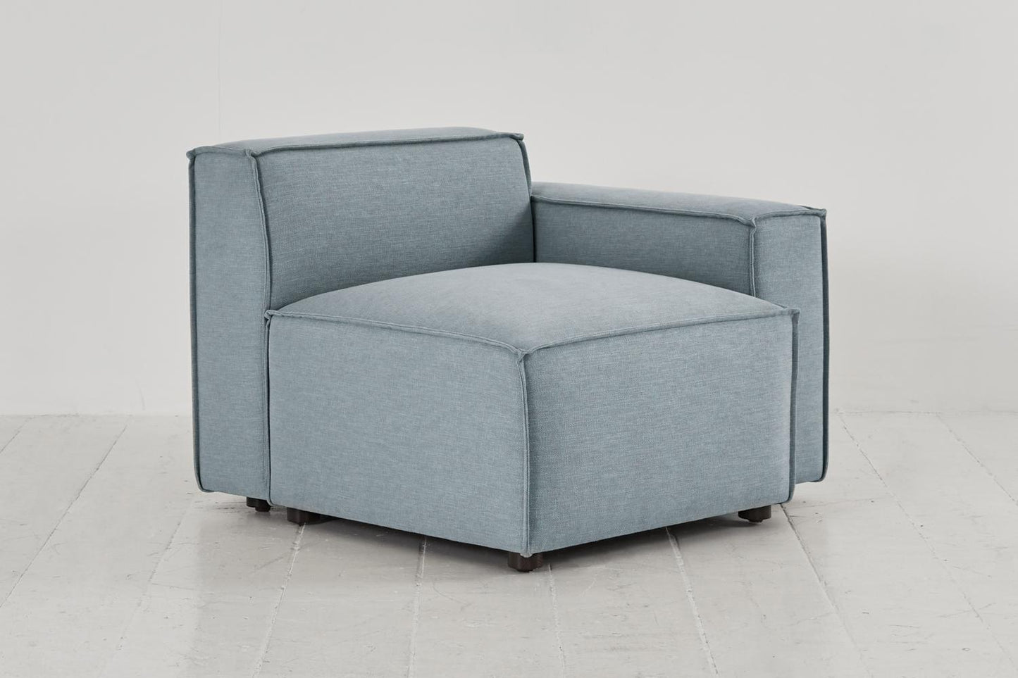 Model 03 Right Arm Sofa Module, Seaglass