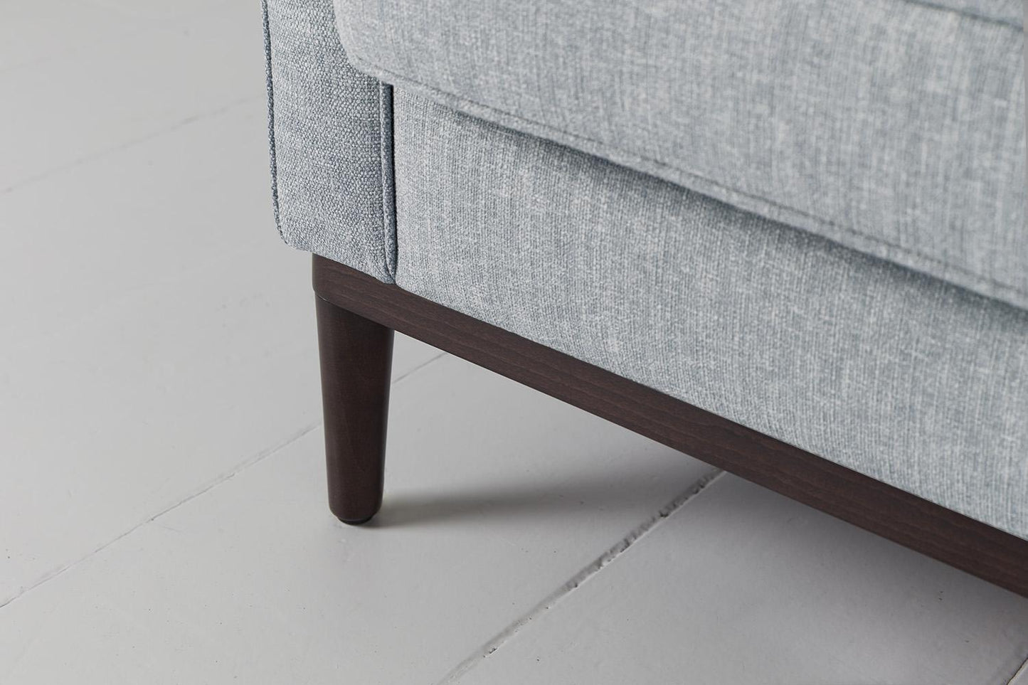Sessel Model 02, Meerglasblau