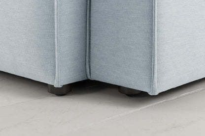 Model 03 2-Seater Right Chaise Sofa, Seaglass
