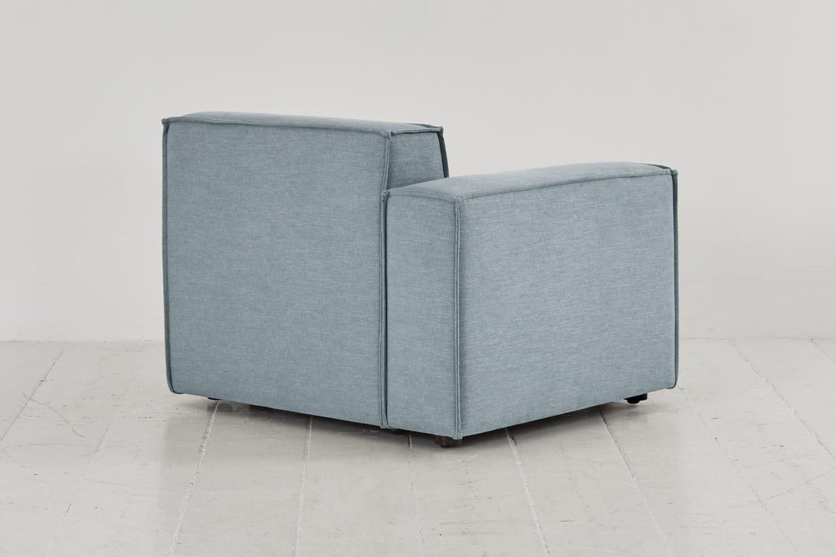 Model 03 Left Arm Sofa Module, Seaglass