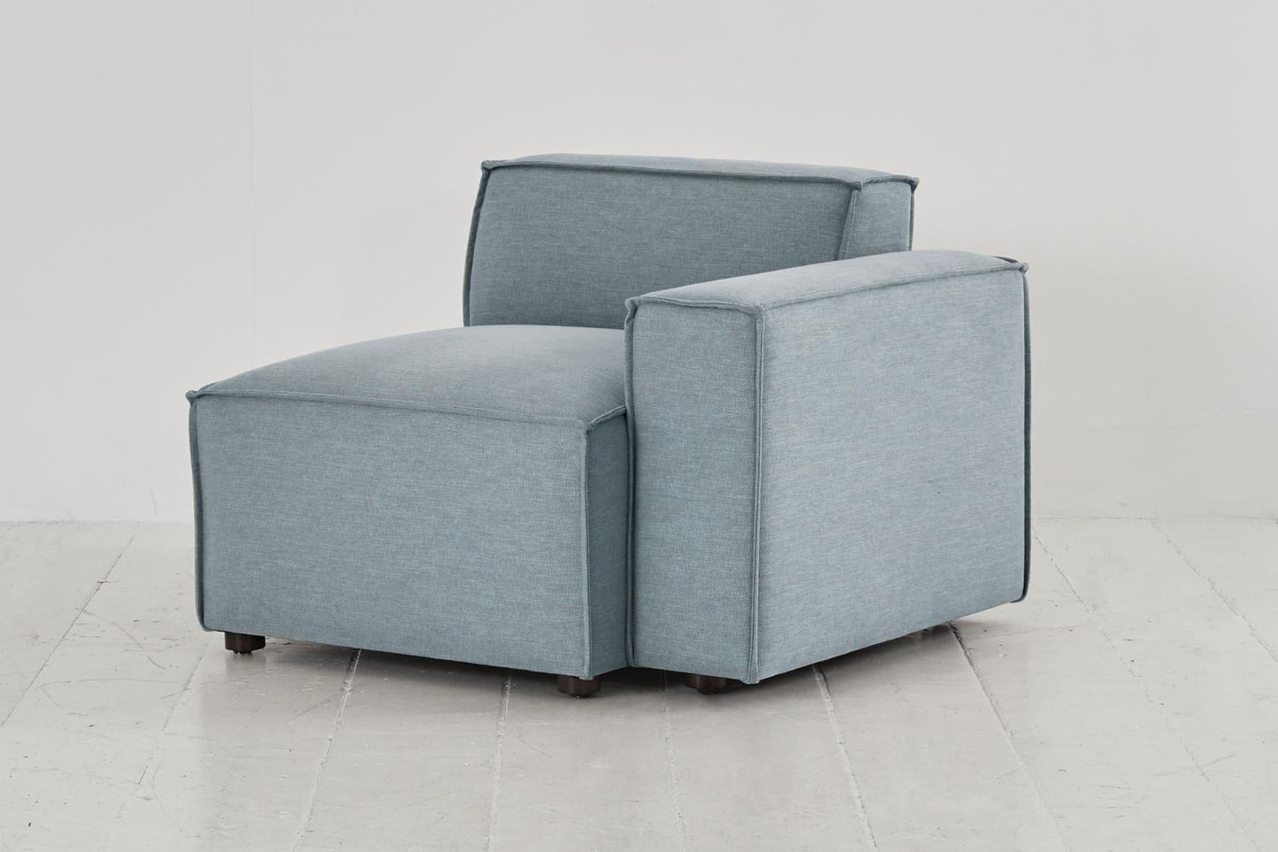 Model 03 Right Arm Sofa Module, Seaglass