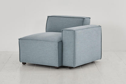 Model 03 Right Arm Sofa Module, Seaglass