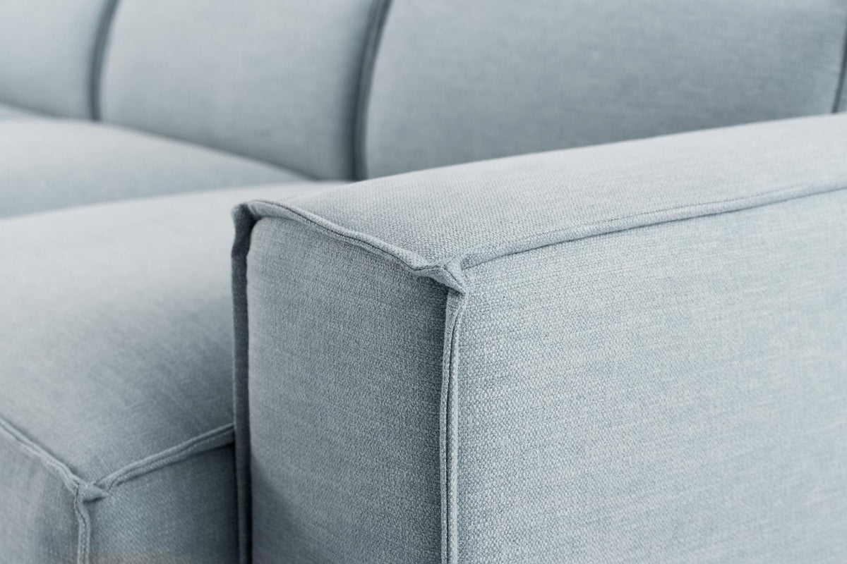 Ecksofa Model 03, Meerglasblau