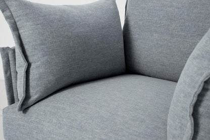 Sessel Model 06, Meerglasblau