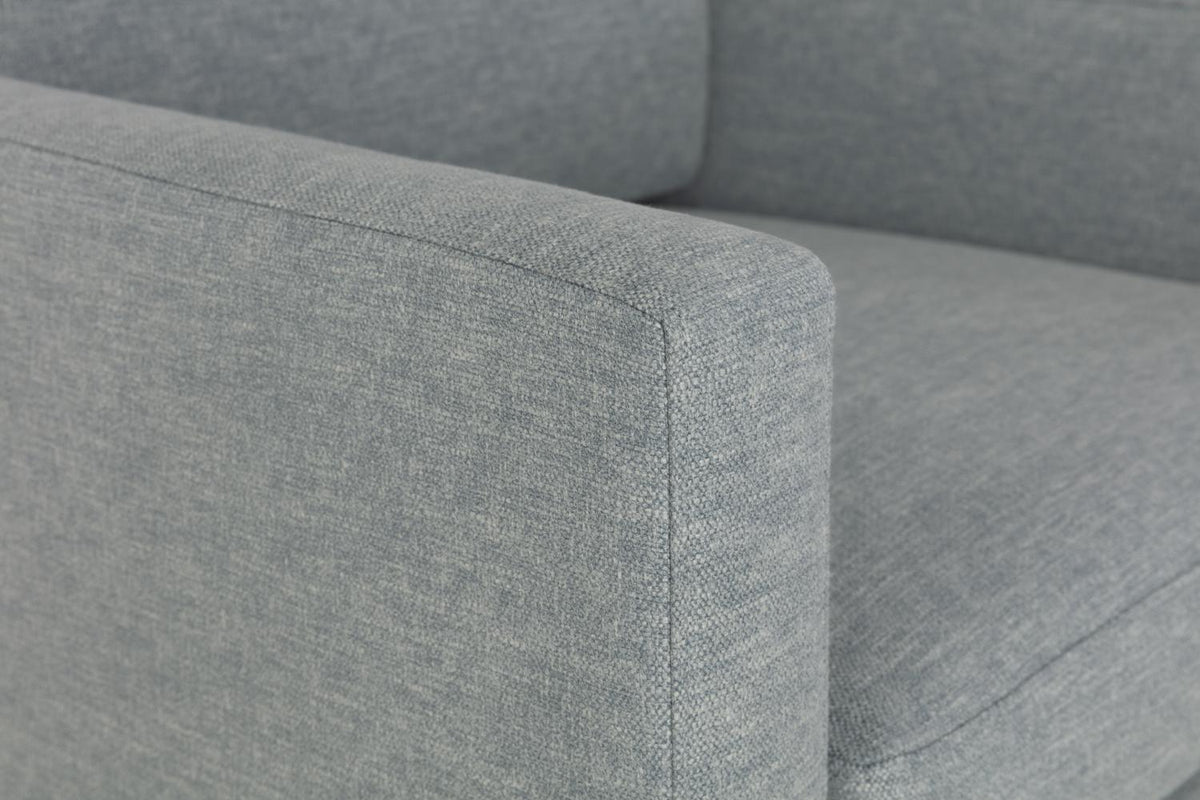 Sessel Model 01, Meerglasblau