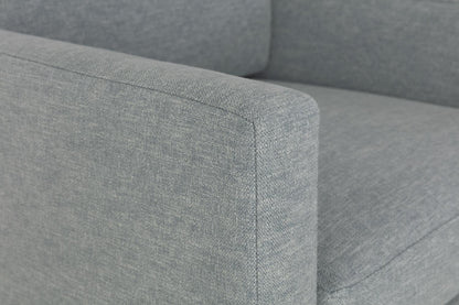 Sessel Model 01, Meerglasblau