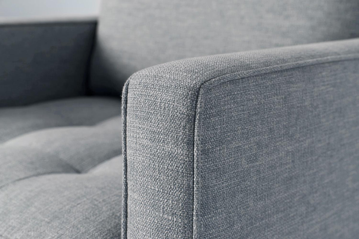 Sessel Model 02, Meerglasblau
