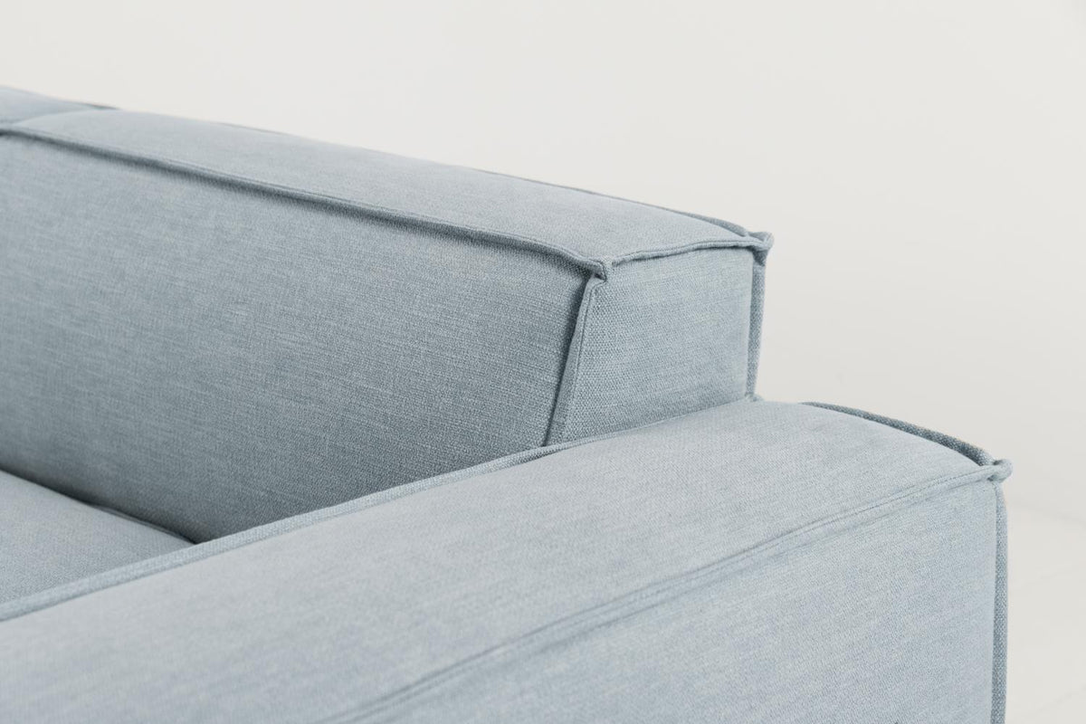 Ecksofa Model 03, Meerglasblau