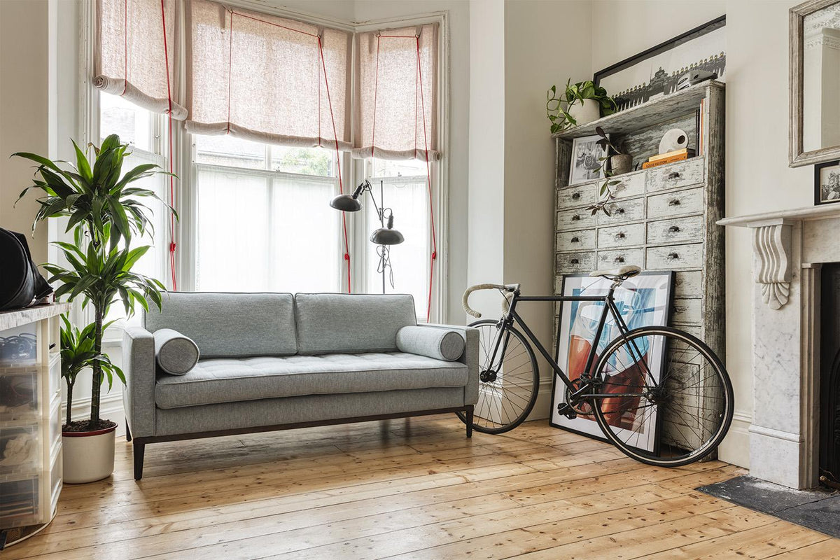 Model 02 2-Seater Sofa, Seaglass