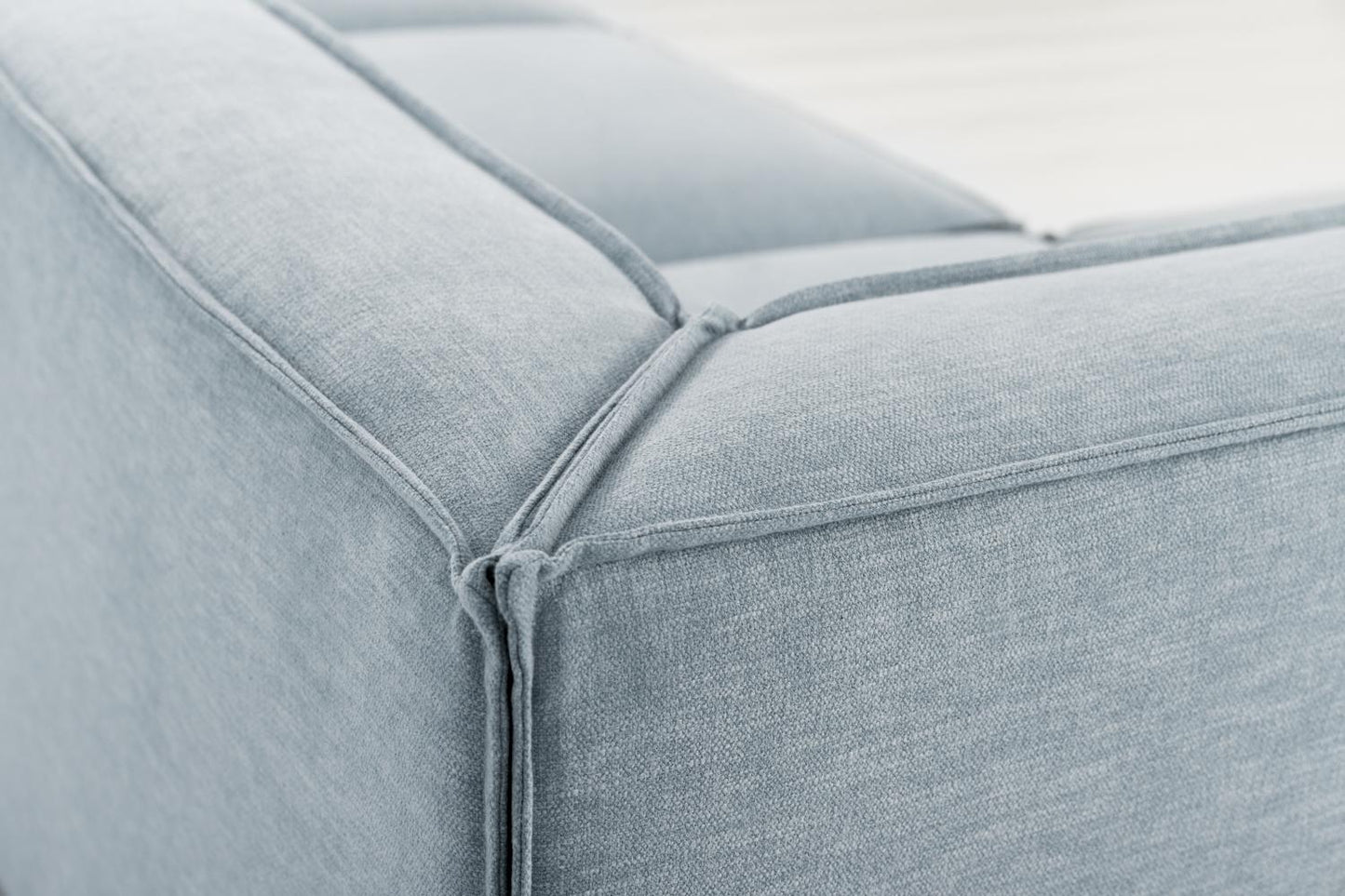 Ecksofa Model 03, Meerglasblau