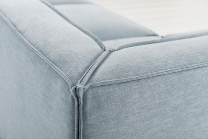 Ecksofa Model 03, Meerglasblau