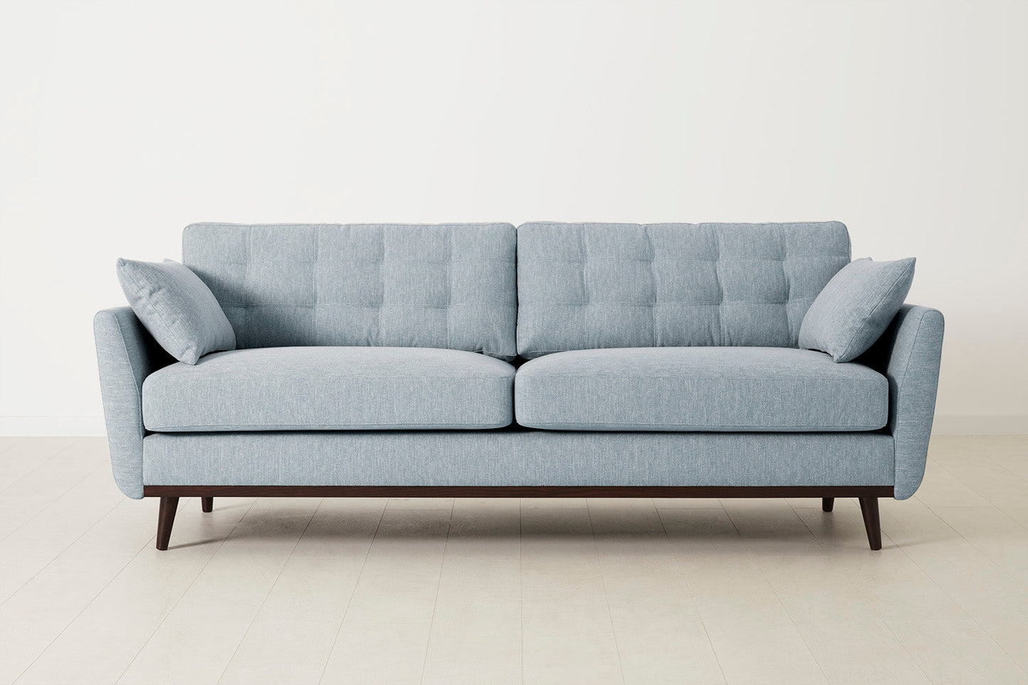 Dreisitzer-Sofa Model 10, Meerglasblau