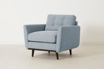Sessel Model 10, Meerglasblau