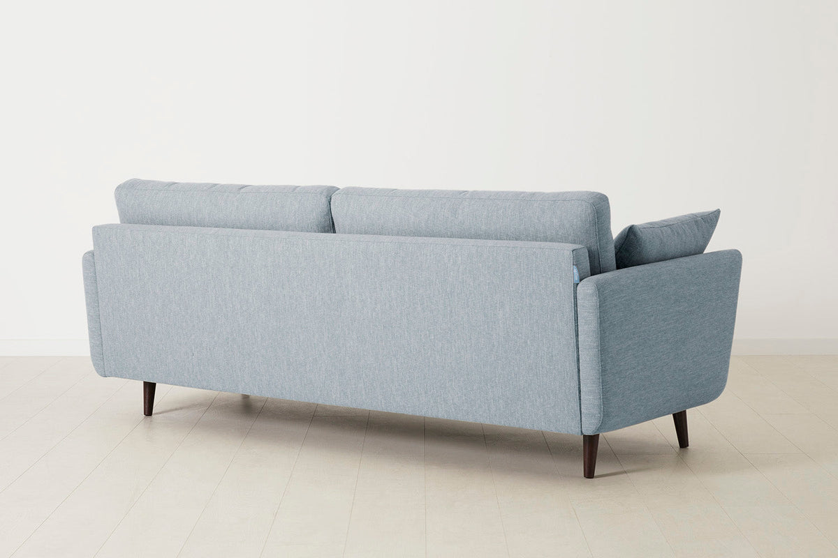 Dreisitzer-Sofa Model 10, Meerglasblau