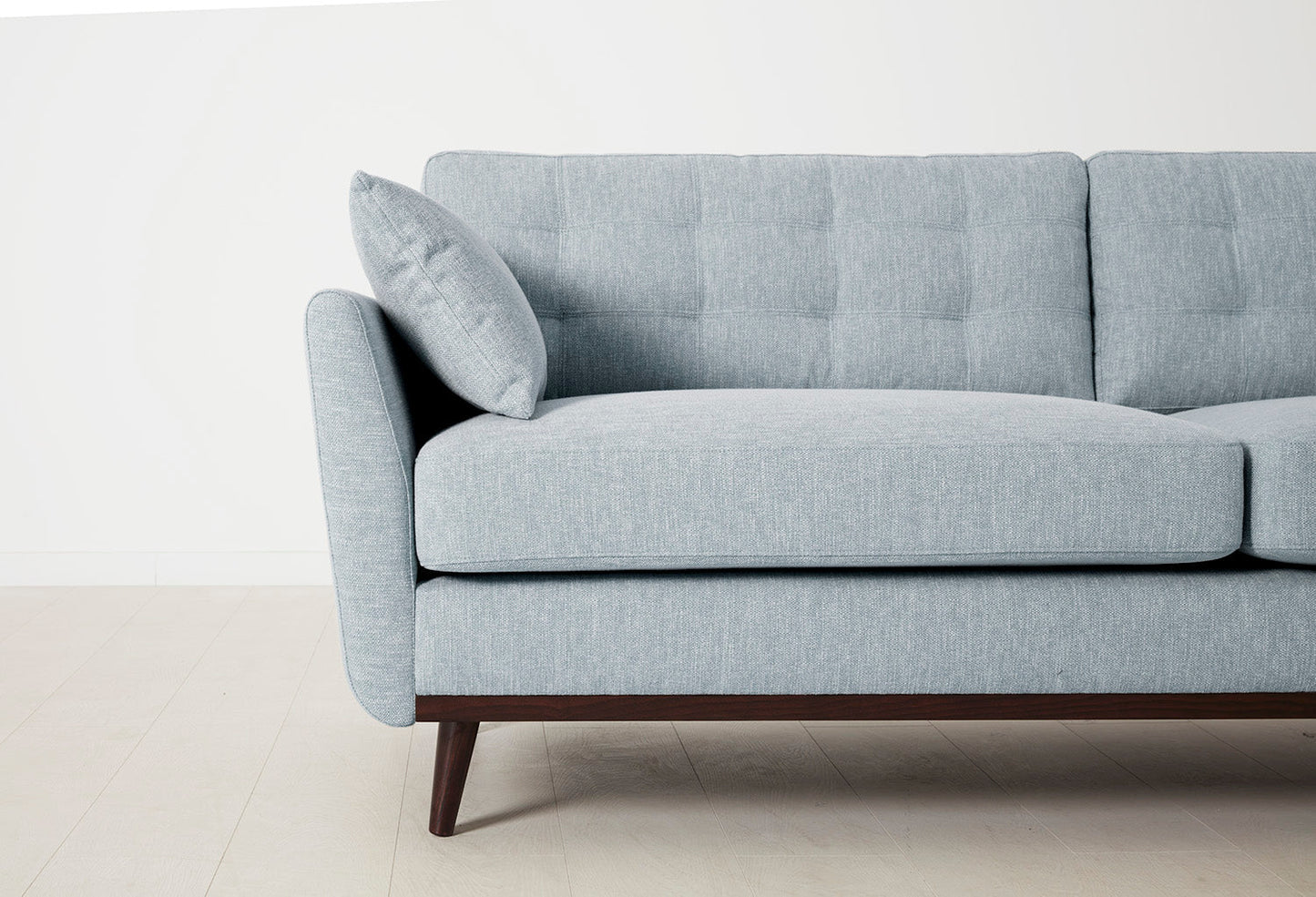 Dreisitzer-Sofa Model 10, Meerglasblau