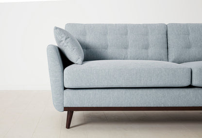 Dreisitzer-Sofa Model 10, Meerglasblau