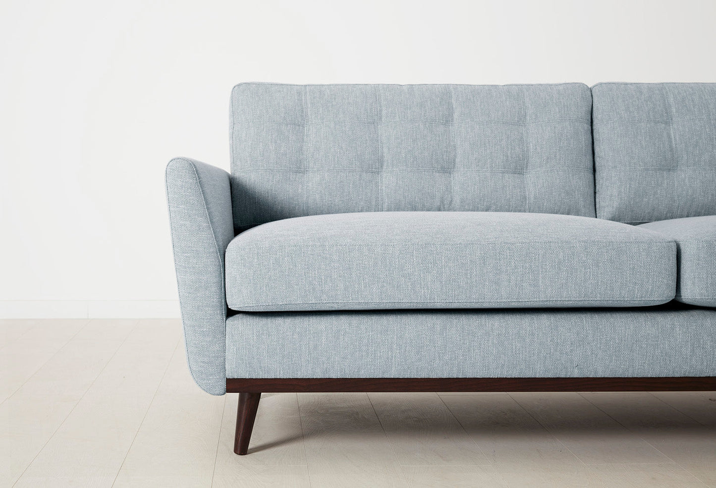 Dreisitzer-Sofa Model 10, Meerglasblau