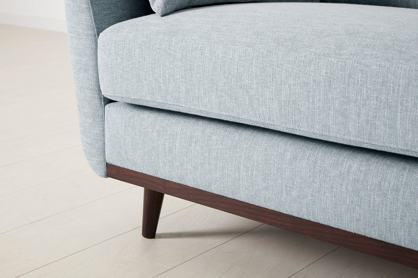 Dreisitzer-Sofa Model 10, Meerglasblau