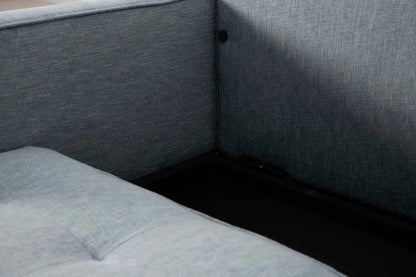 Model 02 Sofa Bed 3 Seater, Seaglass