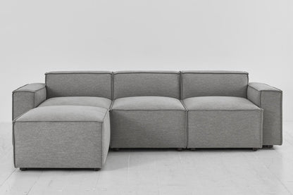 Model 03 3-Seater Left Chaise Sofa, Shadow