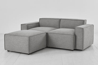 Model 03 2-Seater Left Chaise Sofa, Shadow
